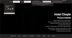 Desktop Screenshot of hotelchopin.gda.pl